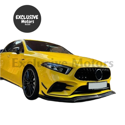 Front Bumper Lip Splitter for Mercedes-Benz A-Class V177, W177