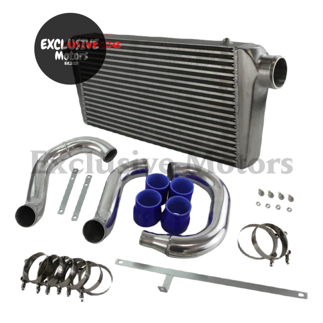 Intercooler w Pipe Kit for Mitsubishi Evo 4G63, 2.0L 1996-2000