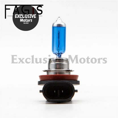 2 PCS H16 12V 19W PGJ19-3 Blue Super White Halogen Bulb - 4800K Car Fog Lamps