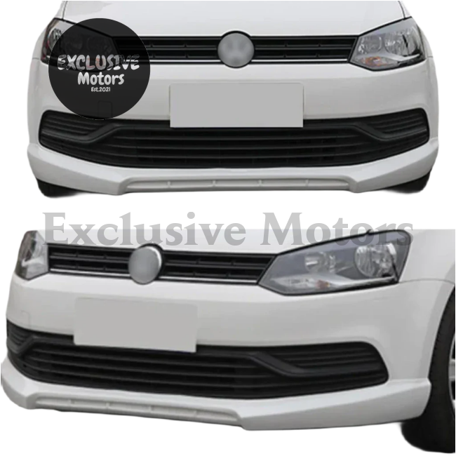 Front Bumper Lip Body Kit for Volkswagen Polo Standard (2014-2017) – 2 Pieces