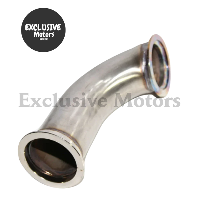 Universal 90 Degree 2.5"ID V-Band Flange Stainless Steel Elbow Downpipe