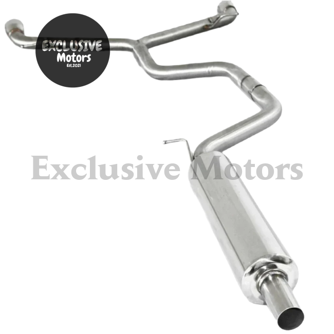 SS Dual Exhaust for 2015-2017 VW Volkswagen GTI MK7 2.0T 2.5" Pipe with 3" Tip