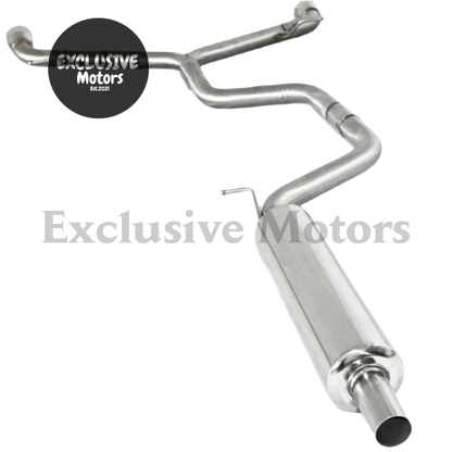 SS Dual Exhaust for 2015-2017 VW Volkswagen GTI MK7 2.0T 2.5" Pipe with 3" Tip