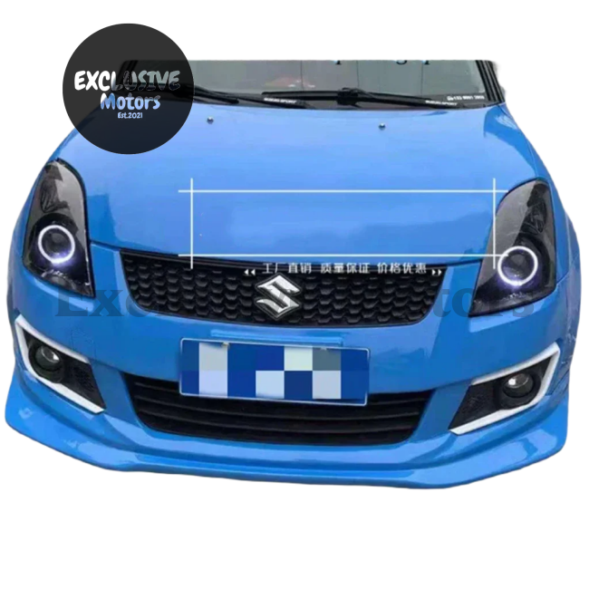 Front Bumper Lip Body Kit for Suzuki Swift (2013-2016) – 2 Pieces