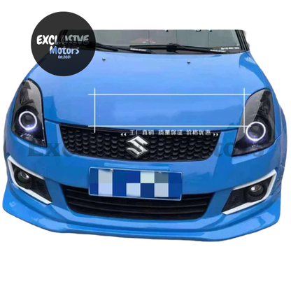 Front Bumper Lip Body Kit for Suzuki Swift (2013-2016) – 2 Pieces