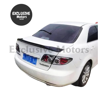 Glossy Black Rear Boot Lip Spoiler for Mazda 6 (2003-2017)