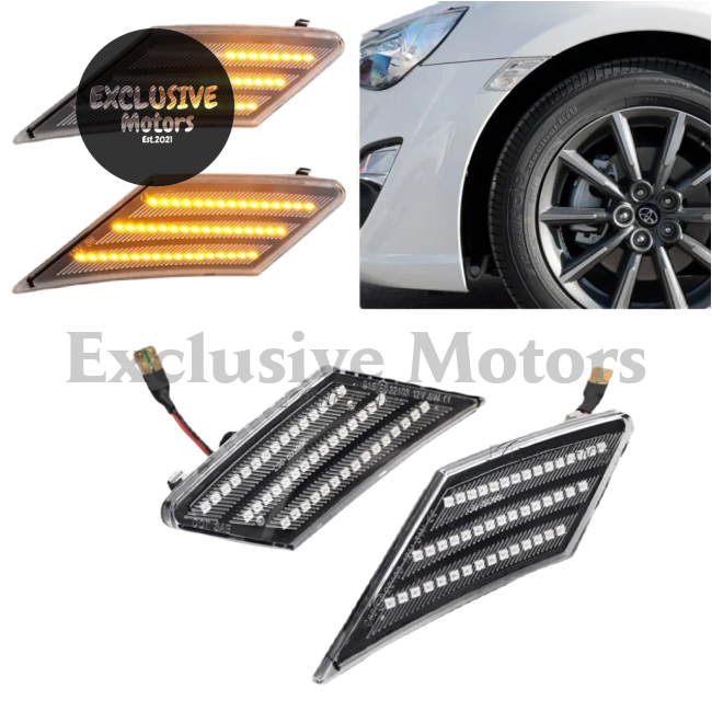 LED Dynamic Turn Signal Light Side Marker for Toyota 86, Scion FR-S, Subaru BRZ