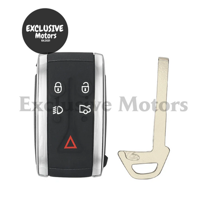 5-Button Key for Jaguar X-Type, S-Type, XKR, XF (2007-2012)