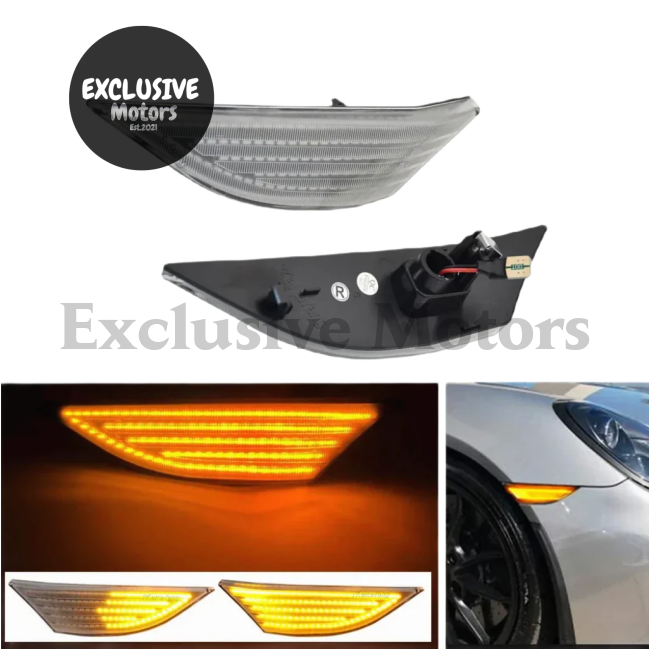 Dynamic Side Marker Turn Signal for Porsche 991 (2012-2019), 718 (2016-2022)