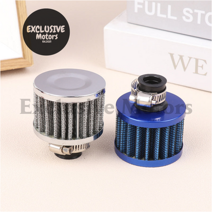 Universal 12mm Car Air Filter for Cold Air Intake - High Flow Mini Breather