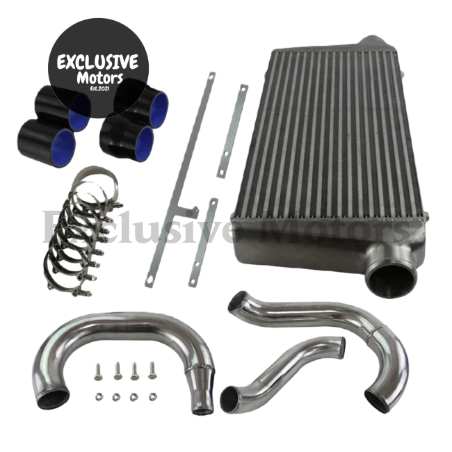 Intercooler w Pipe Kit for Mitsubishi Evo 4G63, 2.0L 1996-2000