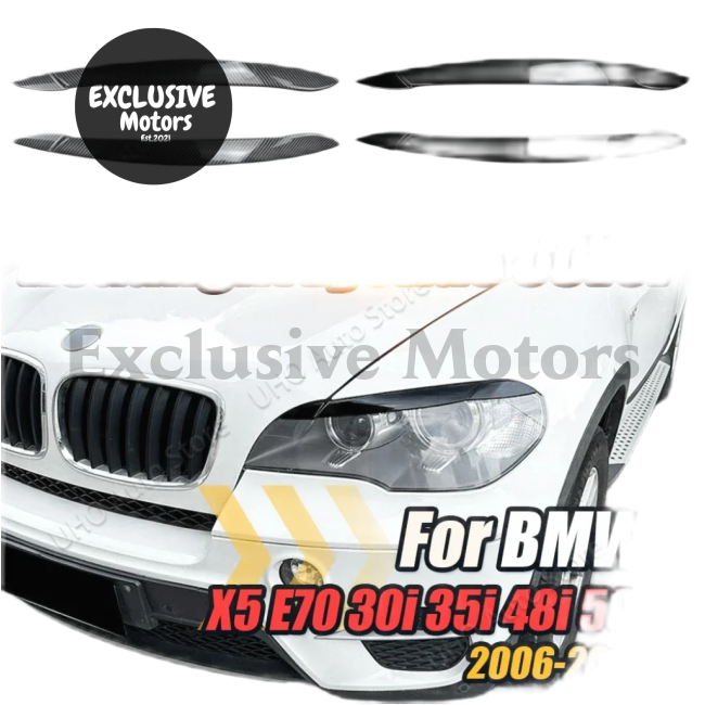 Headlights Eyelid Covers for BMW X5 E70 (2006-2013)