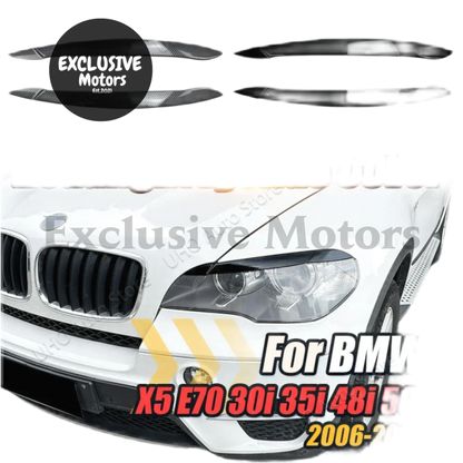 Headlights Eyelid Covers for BMW X5 E70 (2006-2013)