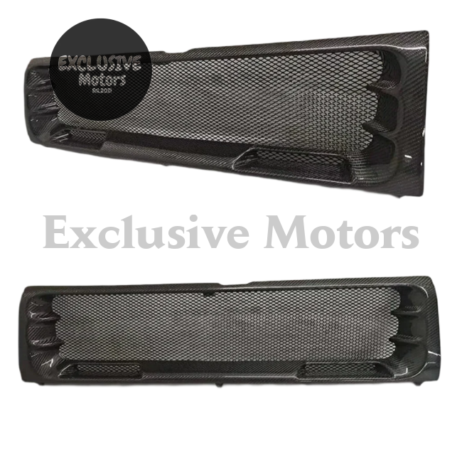 Matte Black Mesh Grill for Mitsubishi Shogun Pajero V55 (1996-1997)