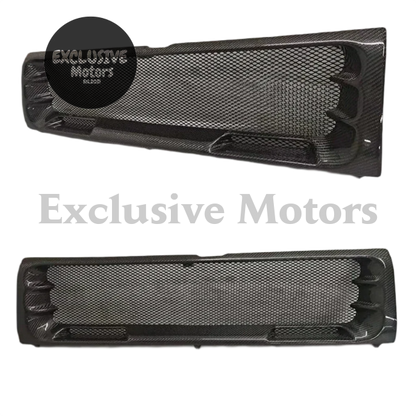 Matte Black Mesh Grill for Mitsubishi Shogun Pajero V55 (1996-1997)