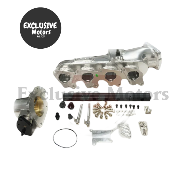 Billet Intake Manifold wFuel Rail &Throttle Body for Nissan SR20DET 1989-1994