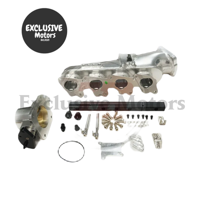 Billet Intake Manifold wFuel Rail &Throttle Body for Nissan SR20DET 1989-1994