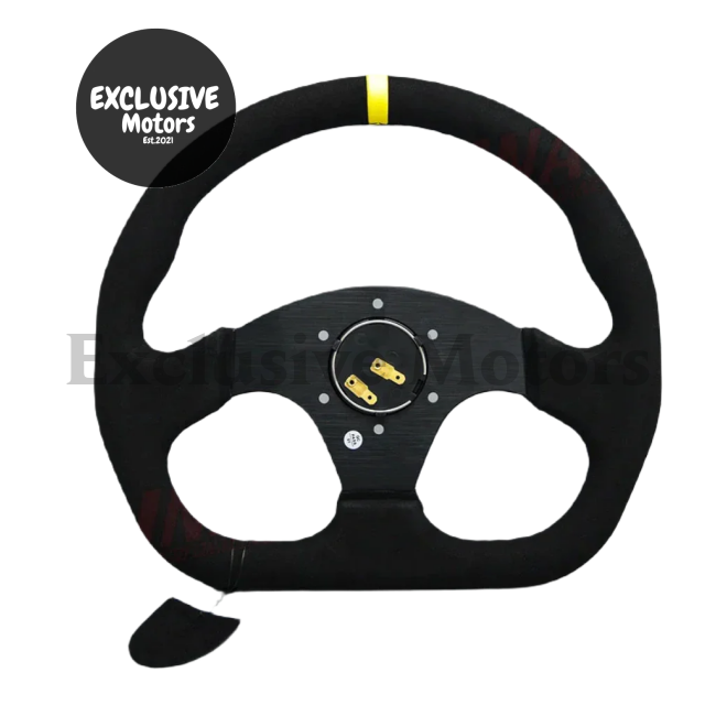 320MM JDM Universal D Shape Steering Wheel 6-Bolt