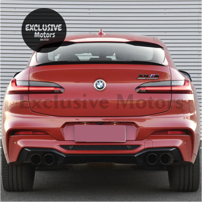 M Performance Style Rear Boot Spoiler for BMW X4 G02 (2018-2023)