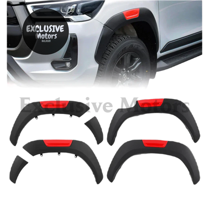 6" Fender Flares Wheel Arch Mudguards for Toyota Hilux (2015-2023)