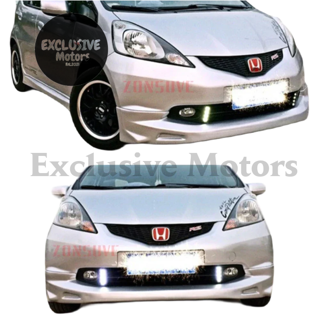 Front Bumper Lip Body Kit for Honda Jazz/Fit (2008-2010) – 2 Pieces