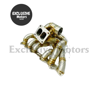 SS321 Twin Scroll T4 Manifold for Toyota Supra 2JZ-GTE (1993-1998)