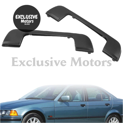 4-Piece Black Door Handle Kit Covers for BMW E36, E34, E32