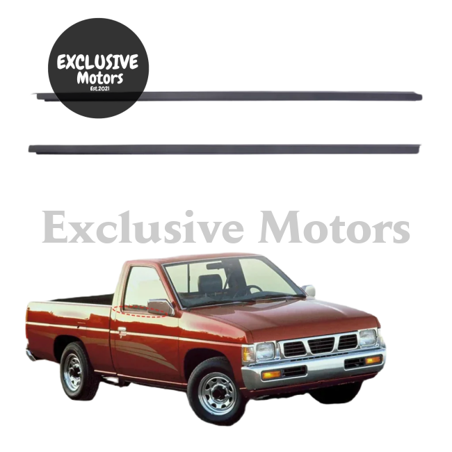 2-Piece Outer Window Weatherstrip Door Seal for Nissan D21 Pickup (1986-1997)