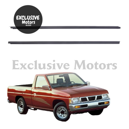 2-Piece Outer Window Weatherstrip Door Seal for Nissan D21 Pickup (1986-1997)