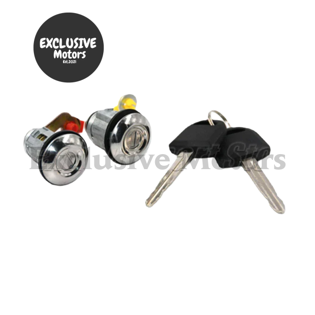 Front Door Locks with 2 Keys for Mitsubishi L200 (2001-2005)