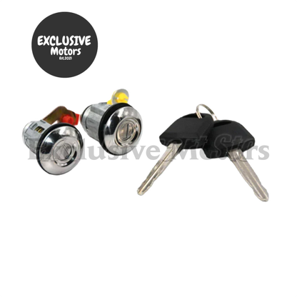 Front Door Locks with 2 Keys for Mitsubishi L200 (2001-2005)