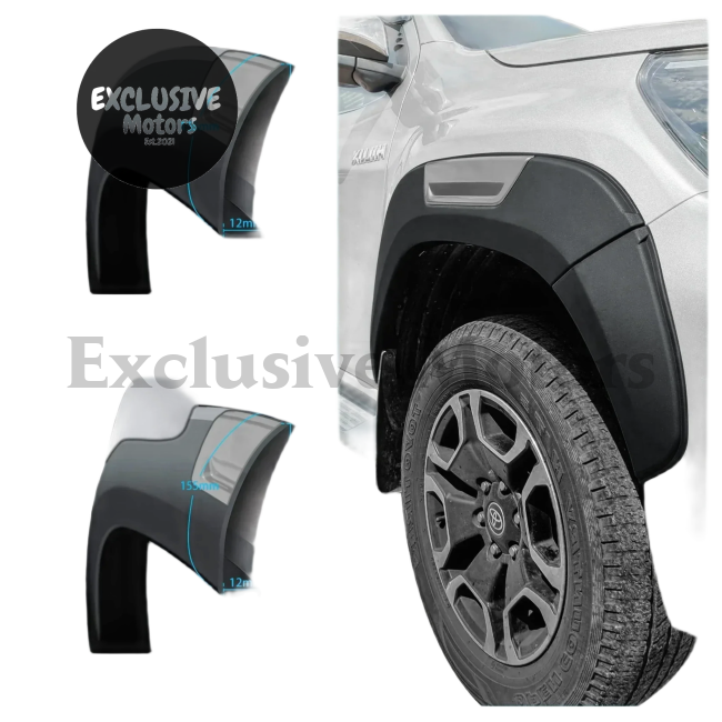 Mudguard Fender Flares Wheel Arch for Toyota Hilux (2015-2024)