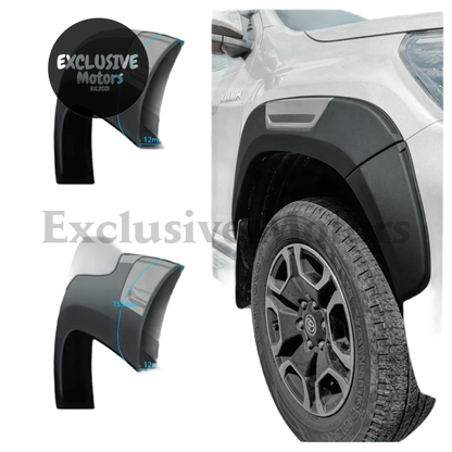 Mudguard Fender Flares Wheel Arch for Toyota Hilux (2015-2024)