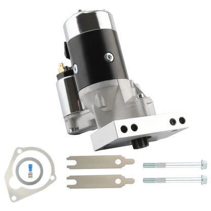 MAXPEEDINGRODS Mini Starter 3HP fit for Chevrolet Chevy 168 153 Tooth V8 High Torque SBC BBC 18493 Small Block 18493