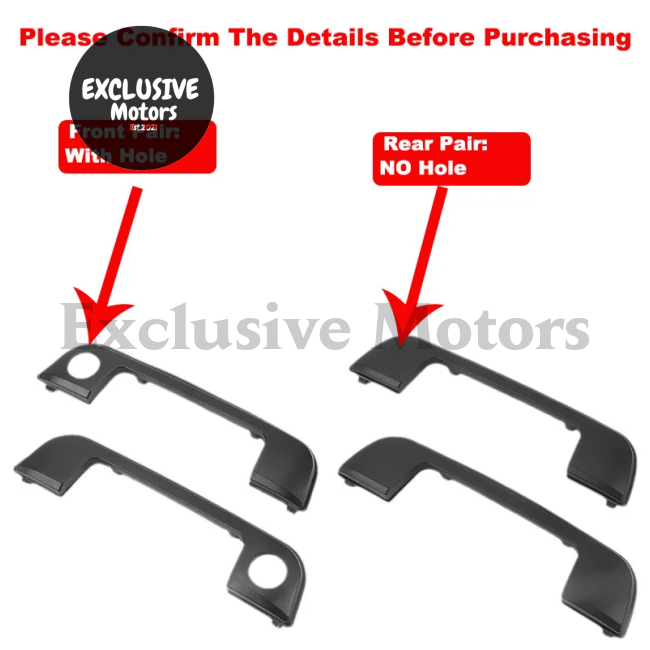 Door Handle Kit Covers for BMW E36, E34, E32 (1982-1998, 1990-1996)