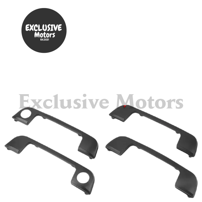 4-Piece Black Door Handle Kit Covers for BMW E36, E34, E32