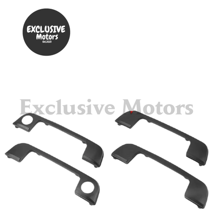 4-Piece Black Door Handle Kit Covers for BMW E36, E34, E32