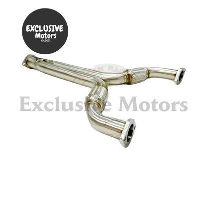 3" Brushed Surface Exhaust Downpipe for Nissan 350Z / Infiniti G35 (2003-2008)