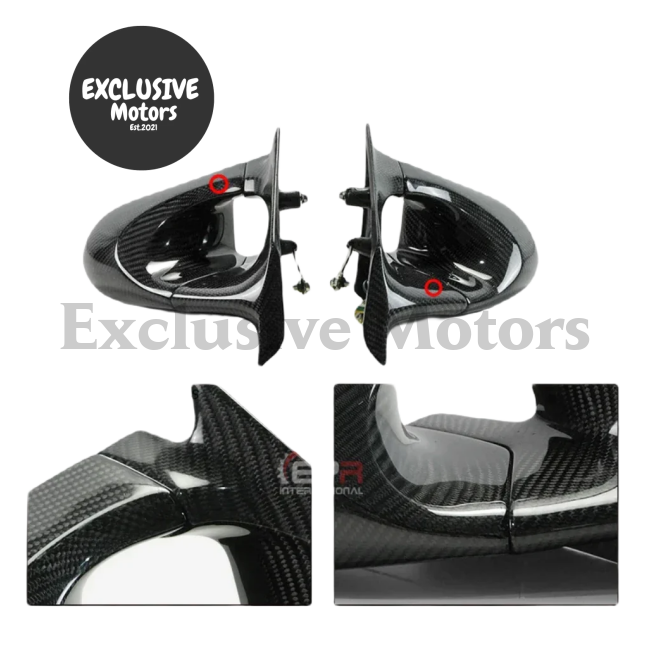 Ganador Style Carbon Fiber Mirrors for Mitsubishi Lancer Evolution X (CZ4A)