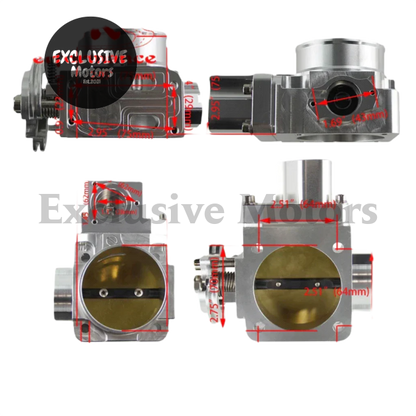 70mm Alloy Throttle Body for Mitsubishi Evolution VII-IX 4G63 Turbo 2001-2005