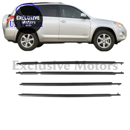 4-Piece Outside Window Rubber for Toyota RAV4 (2009-2013)