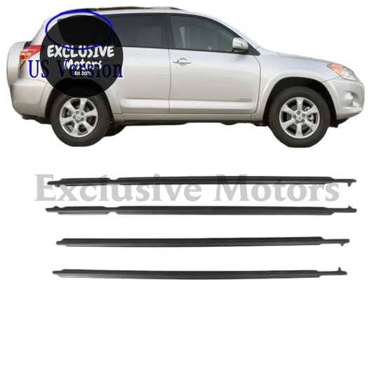 4-Piece Outside Window Rubber for Toyota RAV4 (2009-2013)