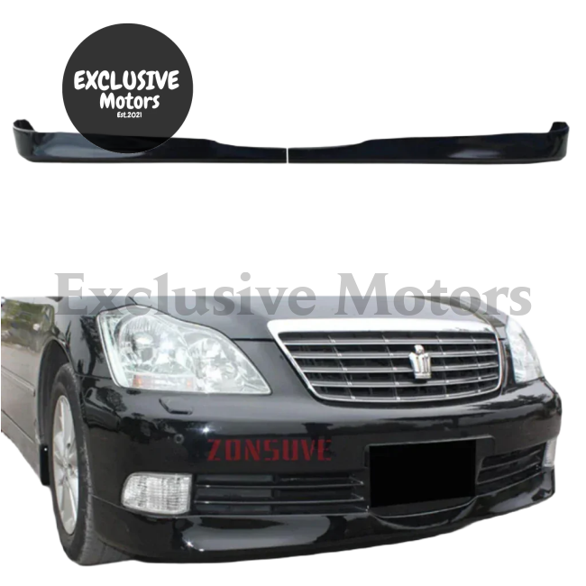 Front Bumper Lip Body Kit for Toyota Crown 12th Gen (2005-2009) – 2 Pieces