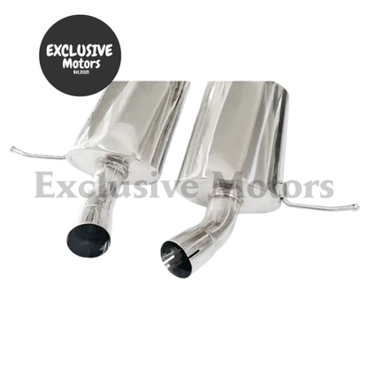 Ss Exhaust Muffler wTips for 2007-2013 BMW E90/E92/E93 335IS (N54/N55 Engines)