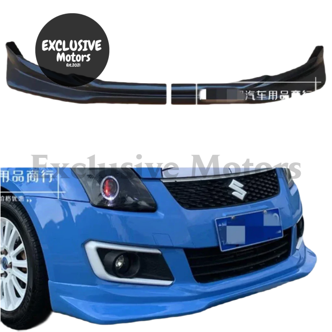 Front Bumper Lip Body Kit for Suzuki Swift (2013-2016) – 2 Pieces