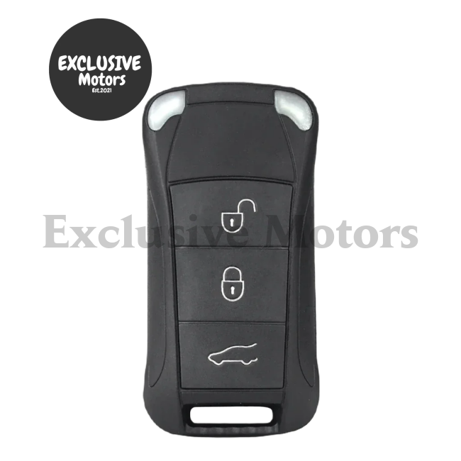 3-Button Flip Remote Key Shell Case for Porsche Cayenne GTS (Uncut)