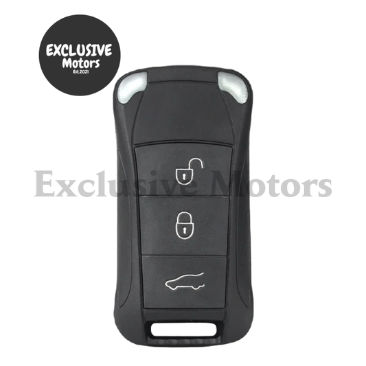 3-Button Flip Remote Key Shell Case for Porsche Cayenne GTS (Uncut)