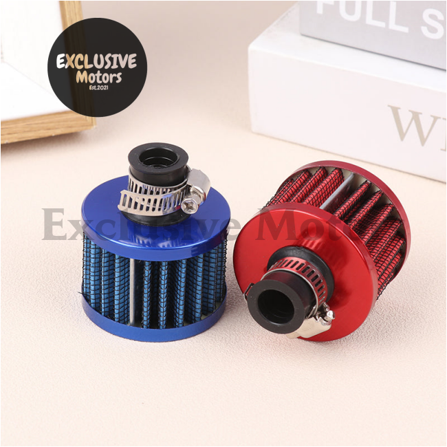 Universal 12mm Car Air Filter for Cold Air Intake - High Flow Mini Breather