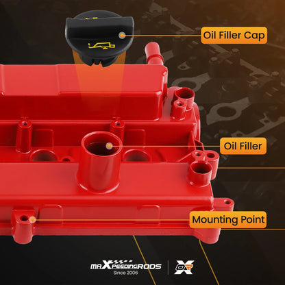 Upgraded Aluminum Valve Cover Set for Ford Focus 2.0L Naturally Aspirated  2012-2014  CM5Z6582E