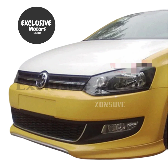 Front Bumper Lip Body Kit for Volkswagen Polo (2010-2013) – 2 Pieces